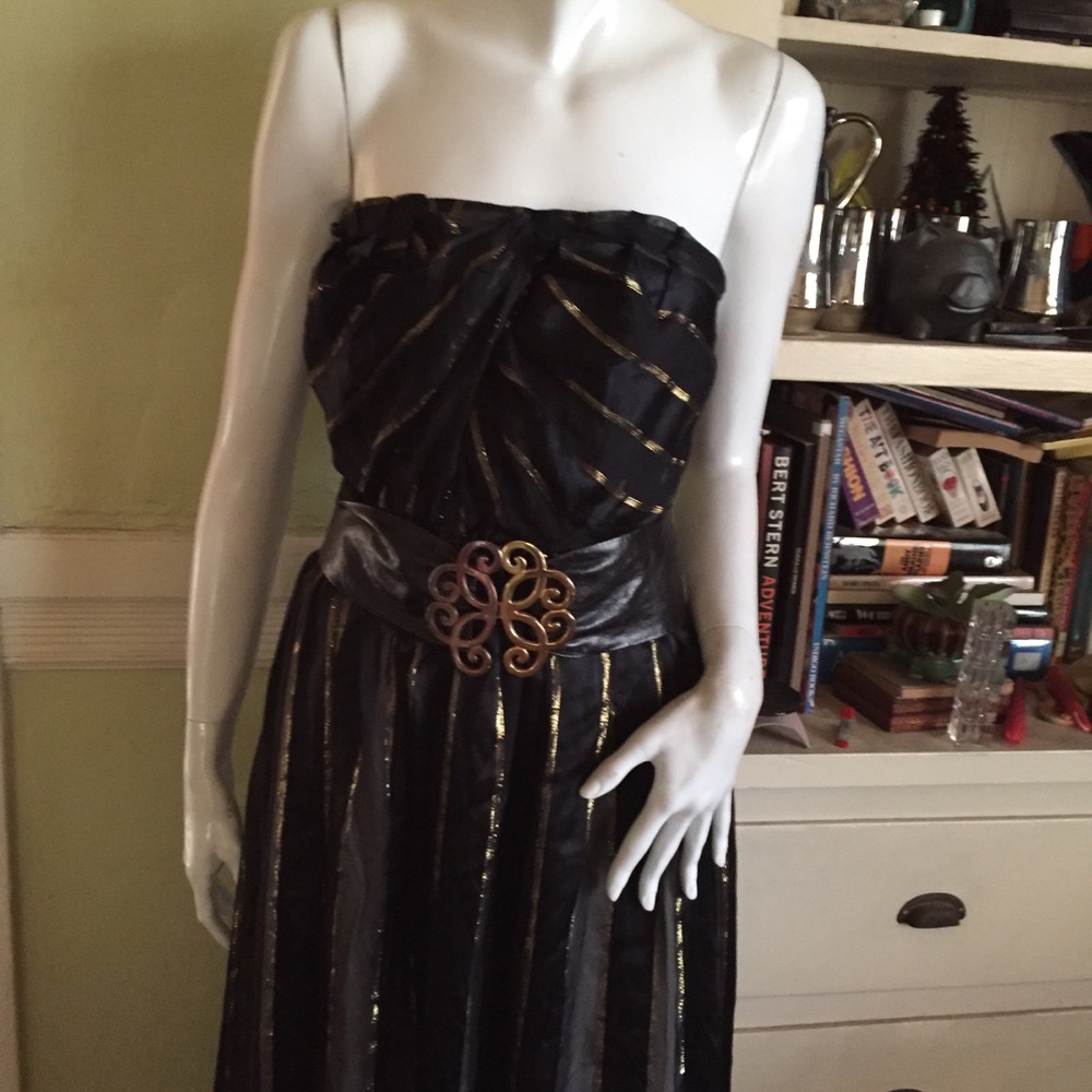 NWT Line & Dot silk long dress